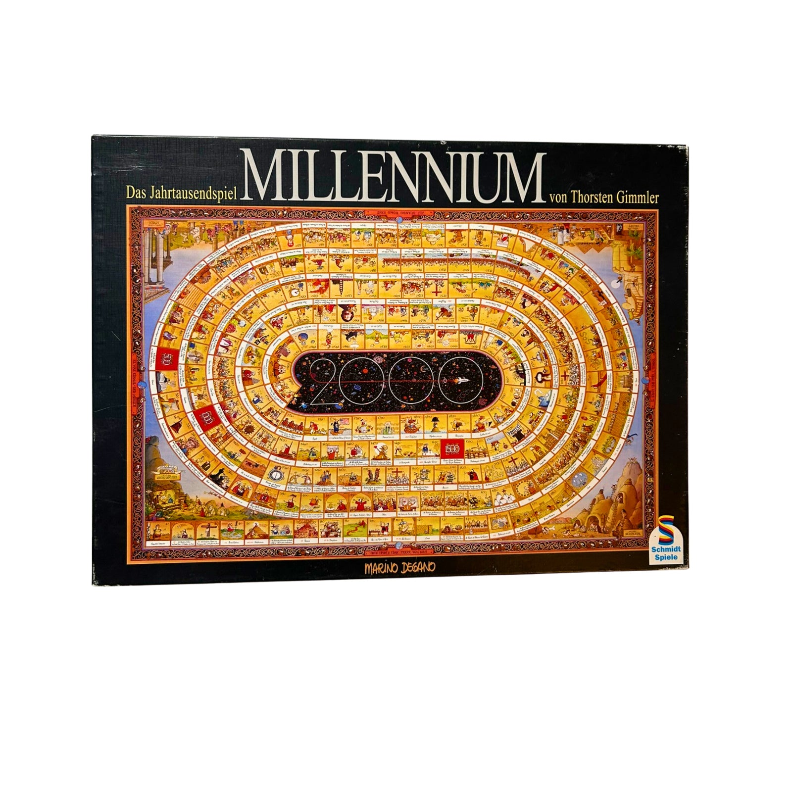 Millennium Schmidt Spiele Das Jahrtausendspiel - 1999 – SKU W9429 – Gesellschaftsspiel gebraucht kaufen bei Brettspielimperium