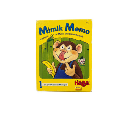 Mimik-Memo - das Kartenspiel - Haba – SKU A10686 – Kartenspiel gebraucht kaufen bei Brettspielimperium