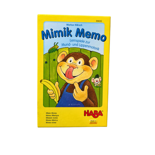 Mimik-Memo - das Kartenspiel - Haba – SKU A10876 – Kartenspiel gebraucht kaufen bei Brettspielimperium