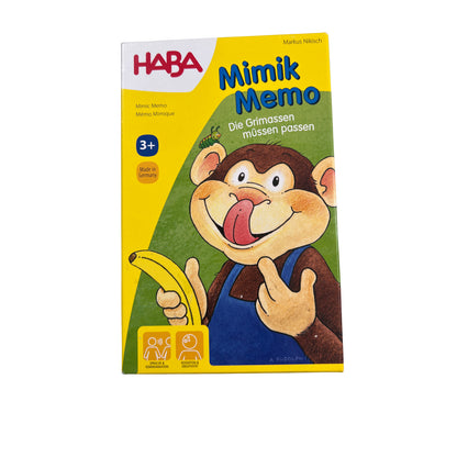 Mimik-Memo - das Kartenspiel - Haba – SKU A13833 – Kartenspiel gebraucht kaufen bei Brettspielimperium