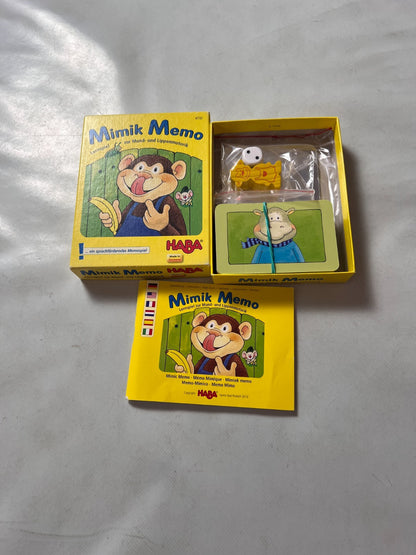 Mimik-Memo - das Kartenspiel - Haba - Vollständig ein karte leicht geknickt - Ansicht 3
