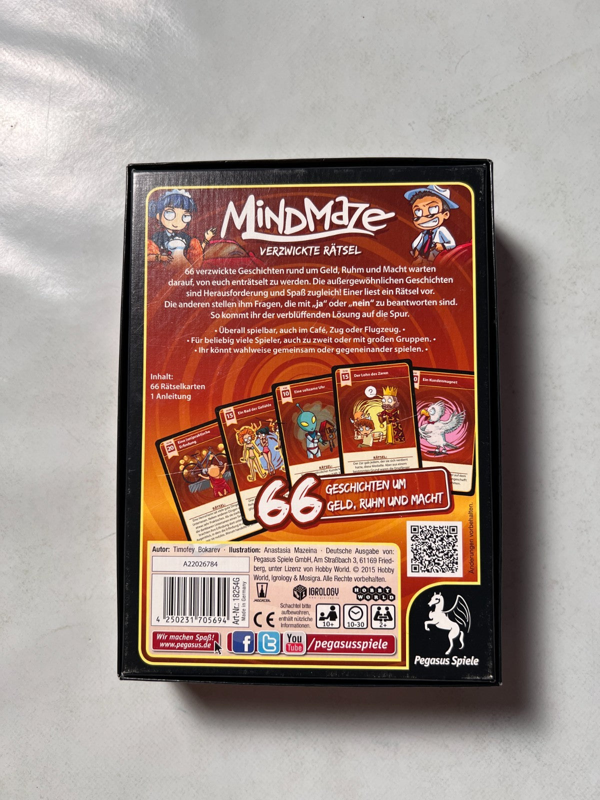 Mind Maze MindMaze  Verzwickte Rätsel  Geld, Ruhm und Macht  Unbespielt - Ansicht 9