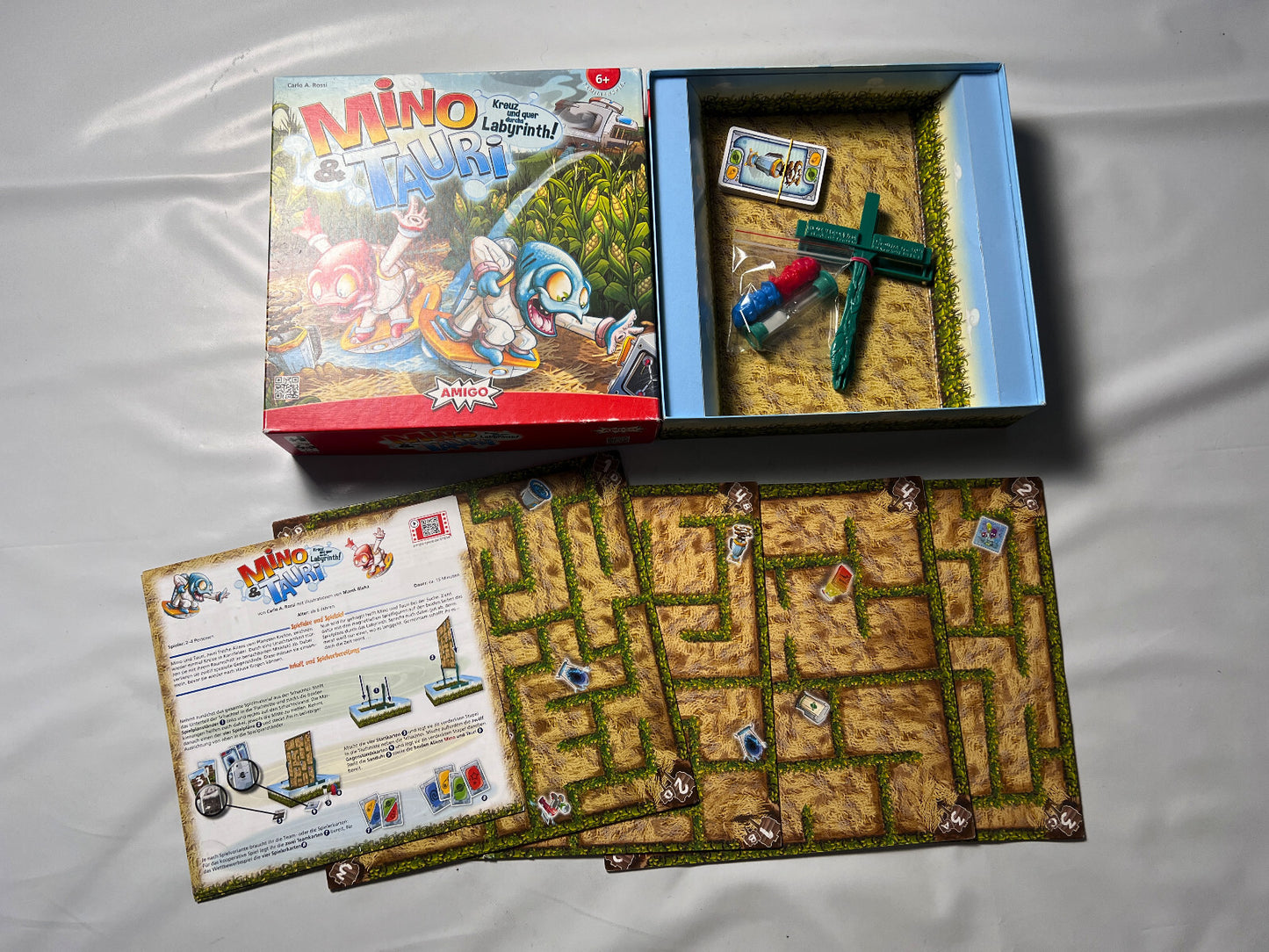 Mino und Tauri - Brettspiel Amigo 01654 Spiel von Carlo A . Rossi - Rarität - Ansicht 2