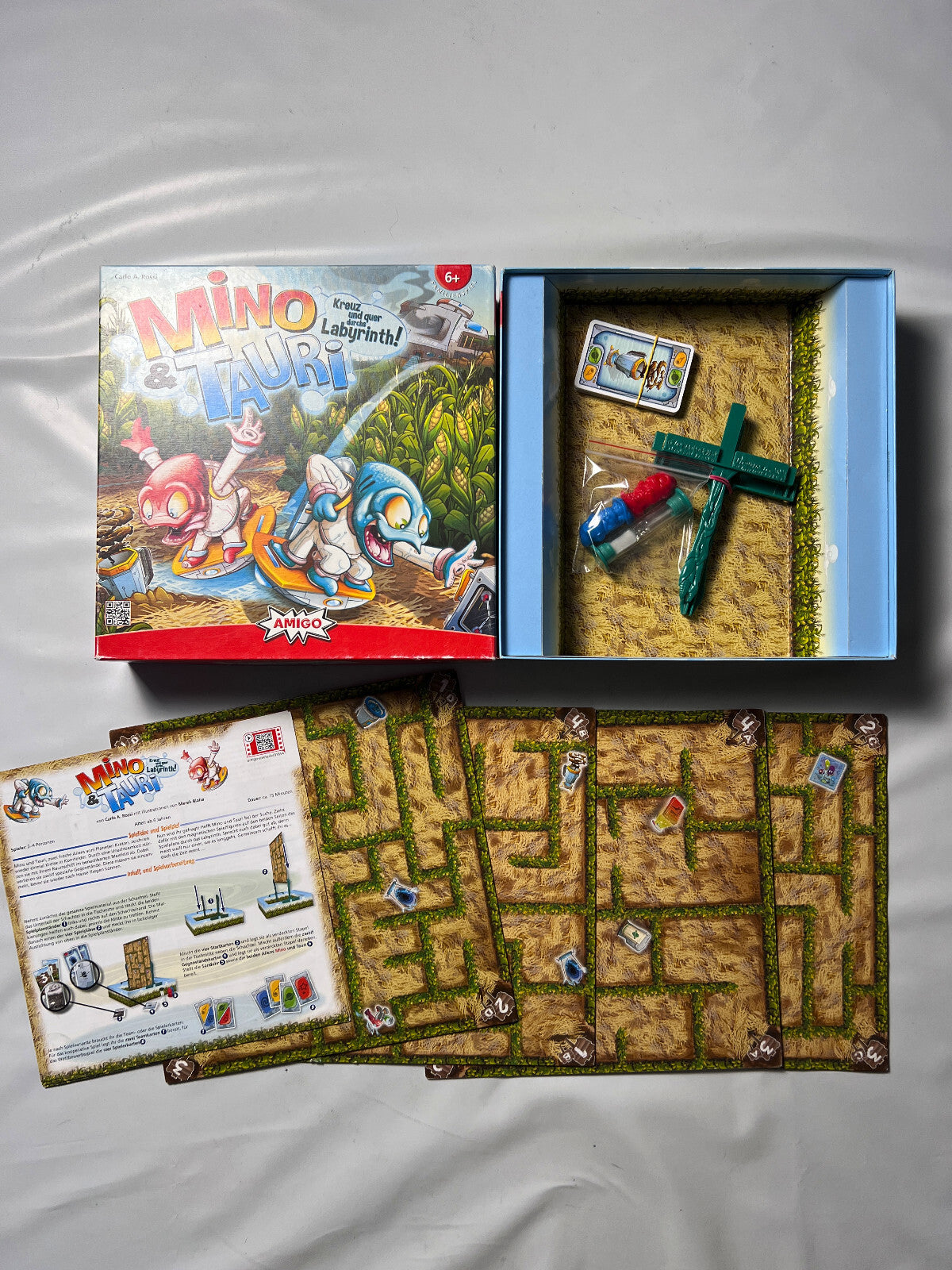 Mino und Tauri - Brettspiel Amigo 01654 Spiel von Carlo A . Rossi - Rarität - Ansicht 3