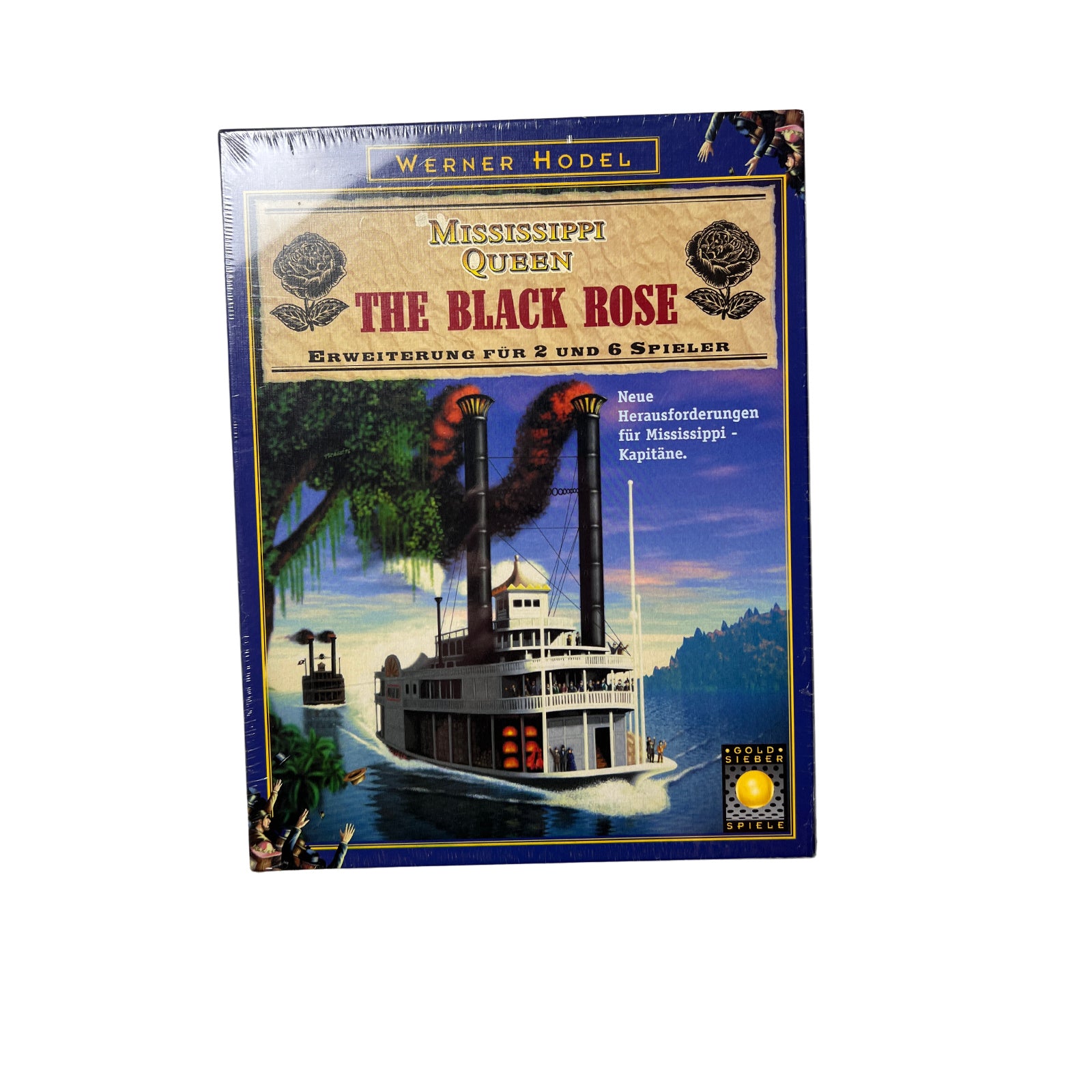 Mississippi Queen The Black Rose Erweiterung Goldsieber Spiele – SKU A5095 – Gesellschaftsspiel neu kaufen bei Brettspielimperium