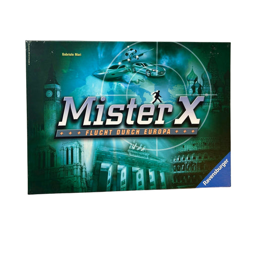 MISTER X Brettspiel Spiel Gabriele Mari Ravensburger 2009 – SKU A9753 – Gesellschaftsspiel gebraucht kaufen bei Brettspielimperium