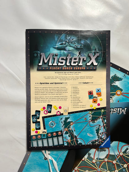 MISTER X Brettspiel Spiel Gabriele Mari Ravensburger 2009   Vollständig - Ansicht 7