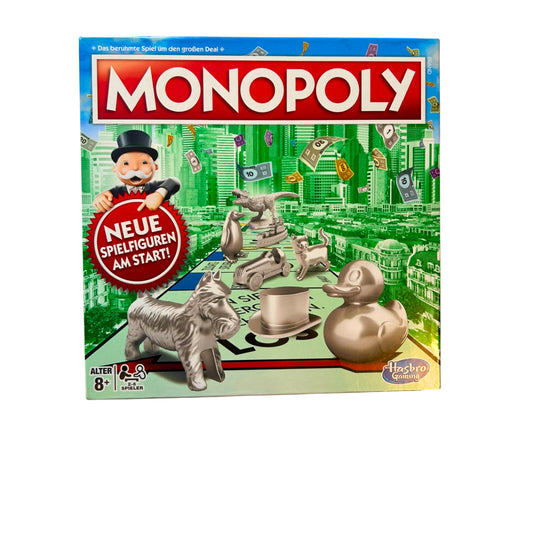 Monopoly 0417C1009100 Klassiker Hasbro Familienspiel - NEU & – SKU A10658 – Gesellschaftsspiel gebraucht kaufen bei Brettspielimperium