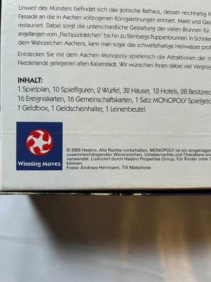 Monopoly Aachen Städte Edition Winning Moves 2005 - Vollständig - Ansicht 14
