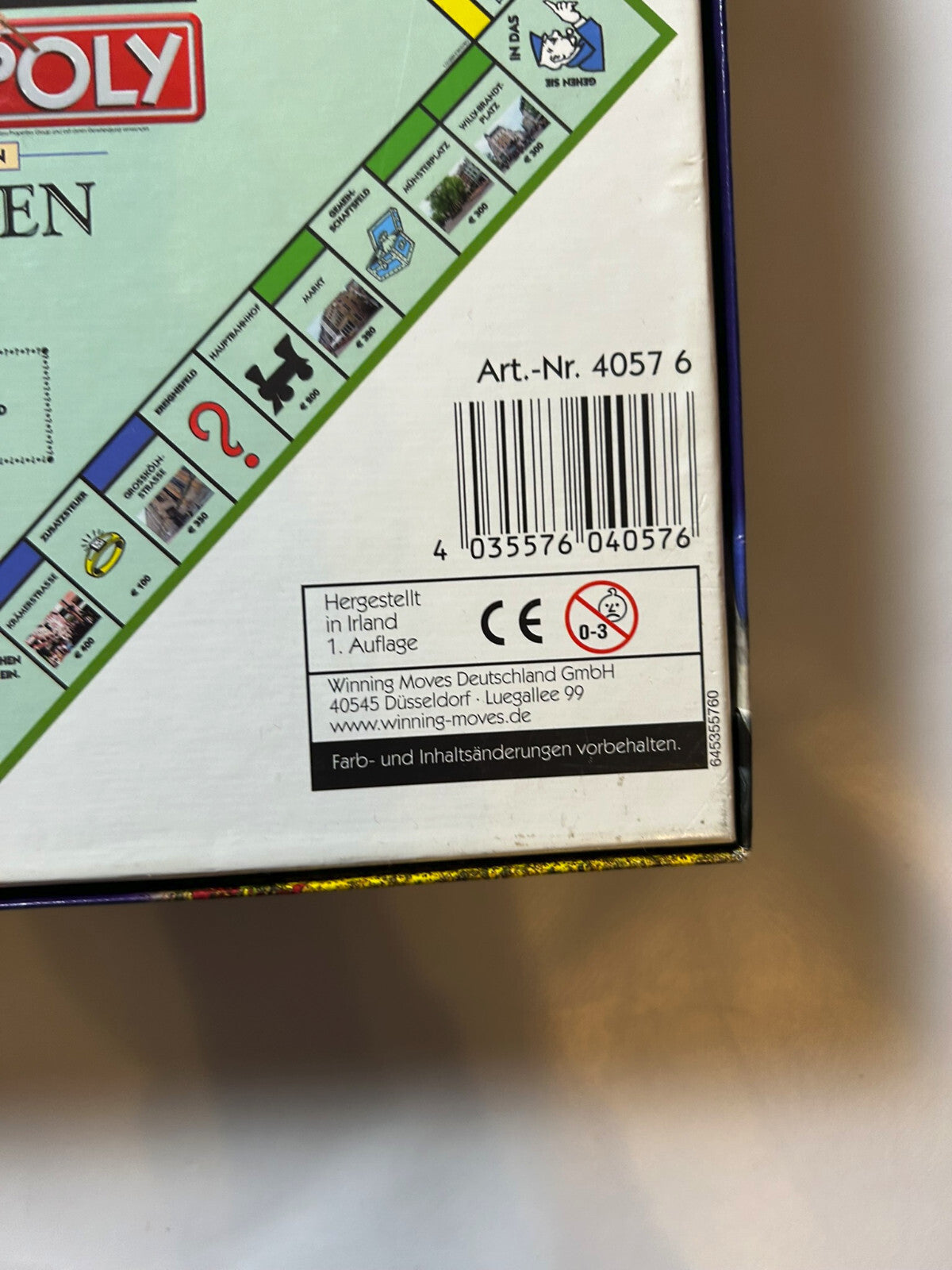 Monopoly Aachen Städte Edition Winning Moves 2005 - Vollständig - Ansicht 15