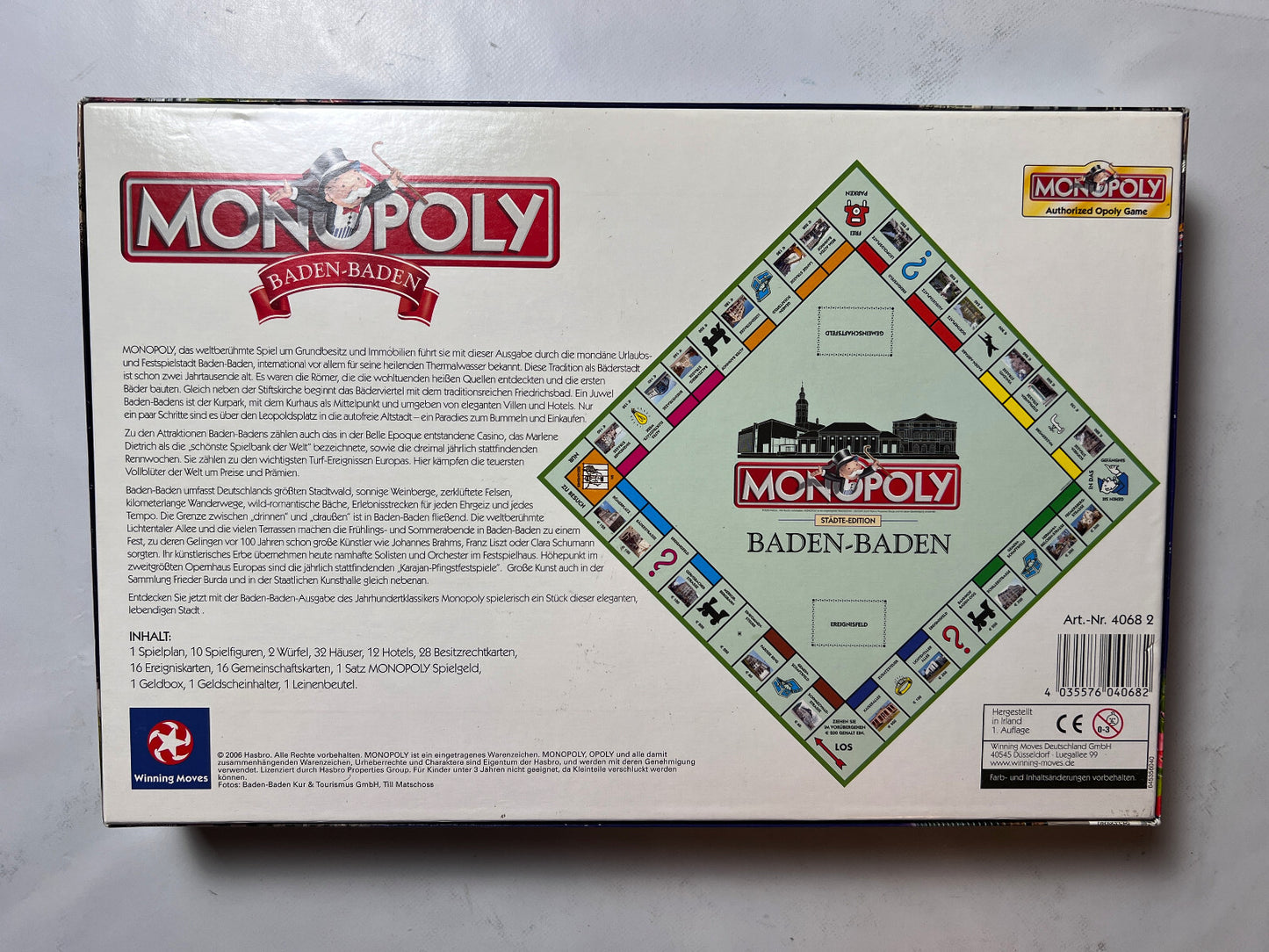 Monopoly Baden-Baden Winning Moves 2006 1.Auflage - Vollständig - Ansicht 9