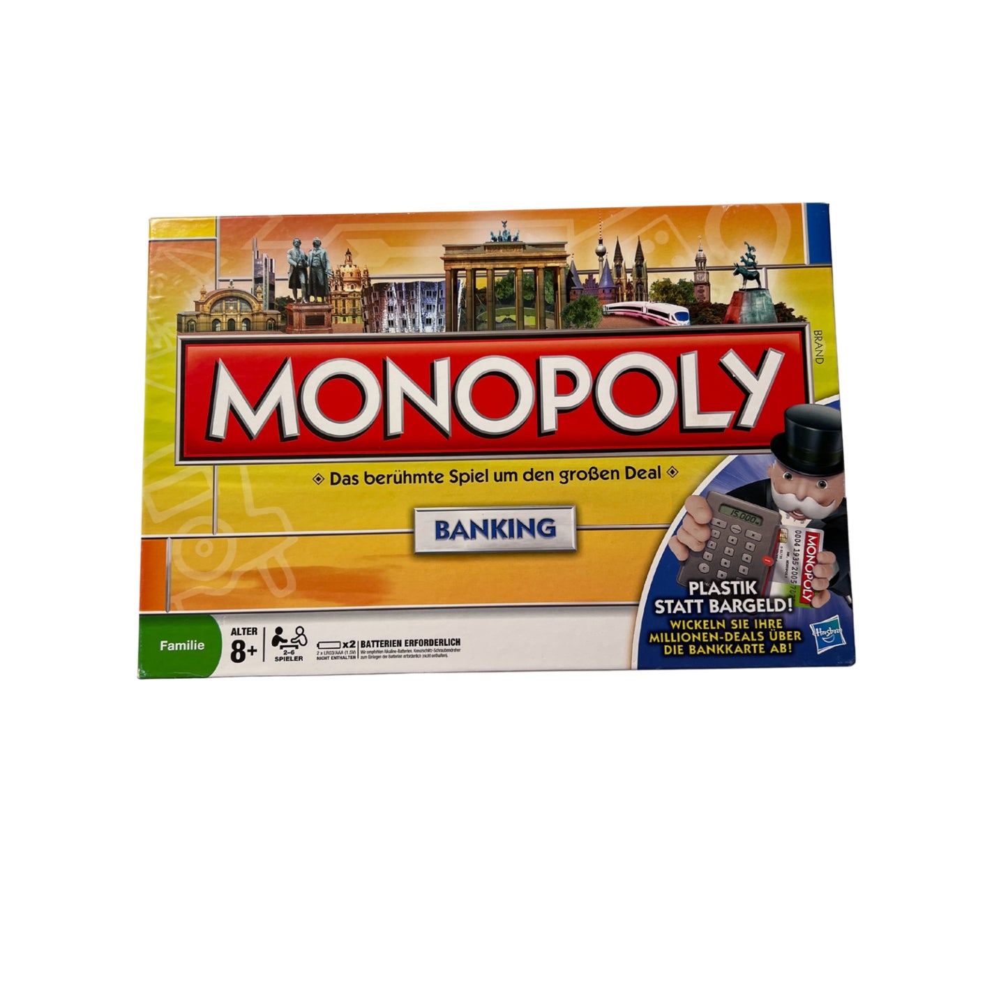 Monopoly Banking - Hasbro - Berlin Edition – SKU A13187 – Gesellschaftsspiel gebraucht kaufen bei Brettspielimperium