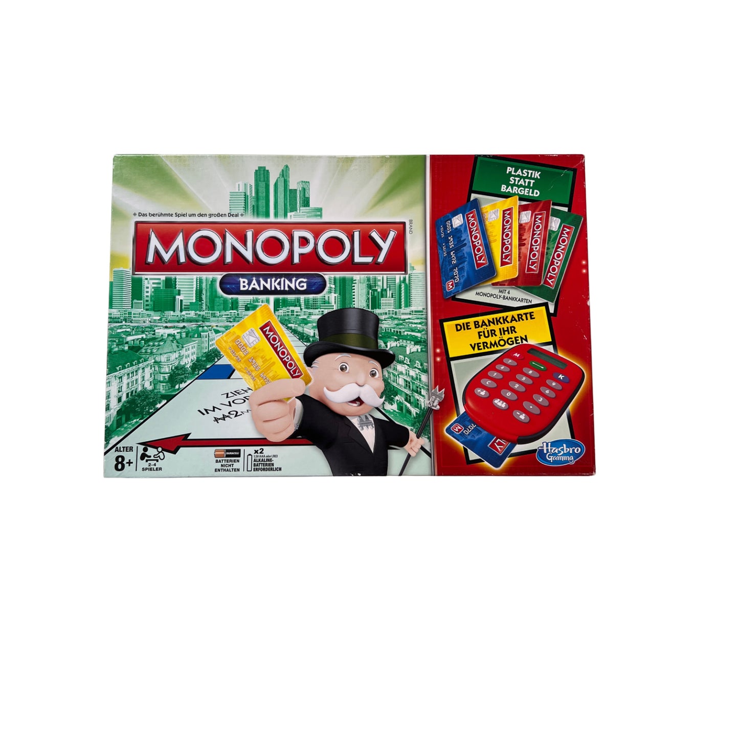 Monopoly Banking Rot Hasbro – SKU A14520 – Gesellschaftsspiel gebraucht kaufen bei Brettspielimperium