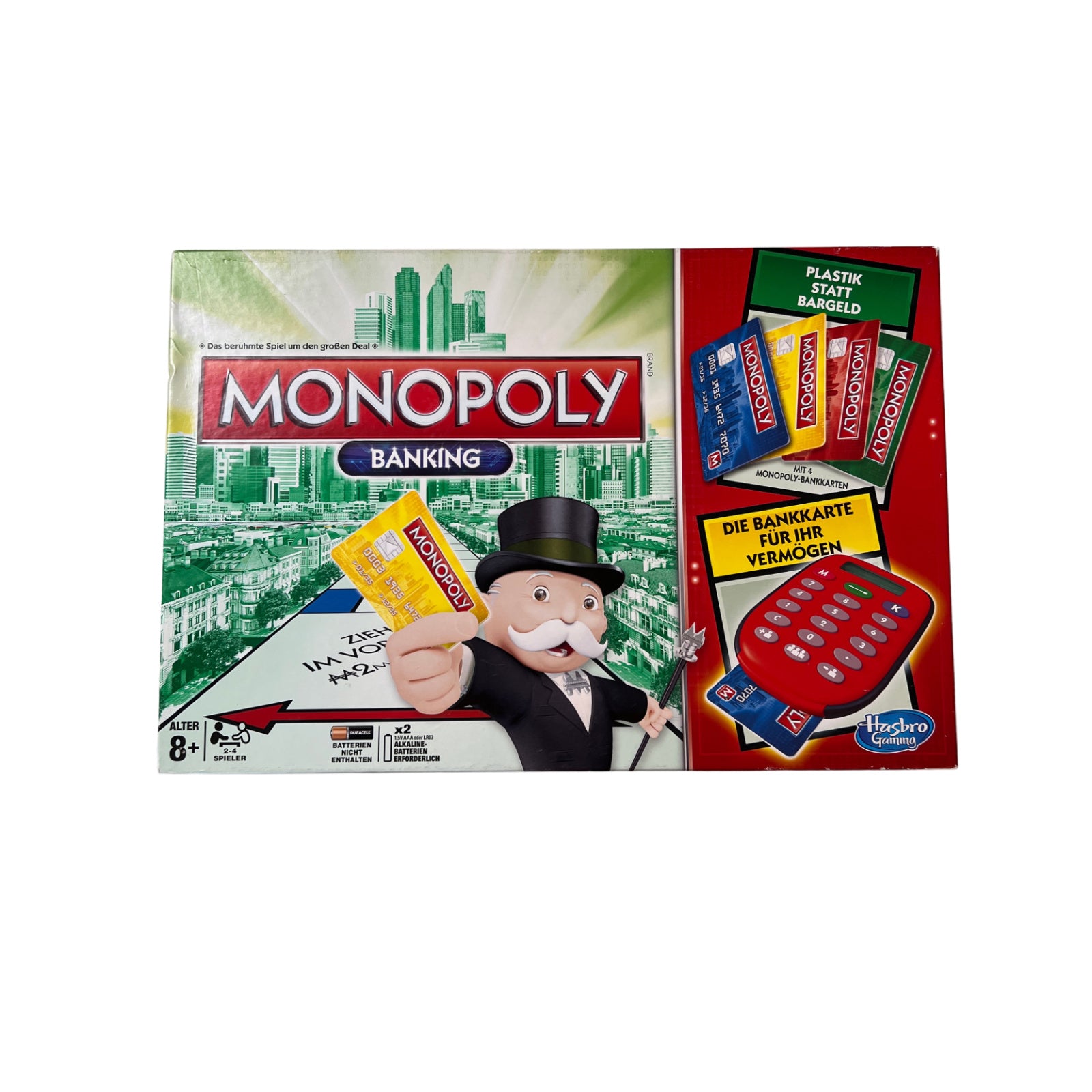 Monopoly Banking Rot Hasbro – SKU A14526 – Gesellschaftsspiel gebraucht kaufen bei Brettspielimperium
