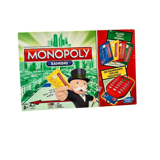 Monopoly Banking Rot - Hasbro – SKU A7746 – Gesellschaftsspiel gebraucht kaufen bei Brettspielimperium
