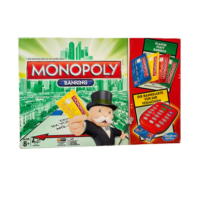 Monopoly Banking Rot - Hasbro – SKU A9206 – Gesellschaftsspiel gebraucht kaufen bei Brettspielimperium