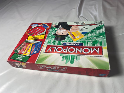Monopoly Banking Rot  Hasbro Stark bespielt Vollständig - Ansicht 12