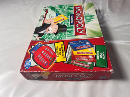 Monopoly Banking Rot  Hasbro Stark bespielt Vollständig - Ansicht 13