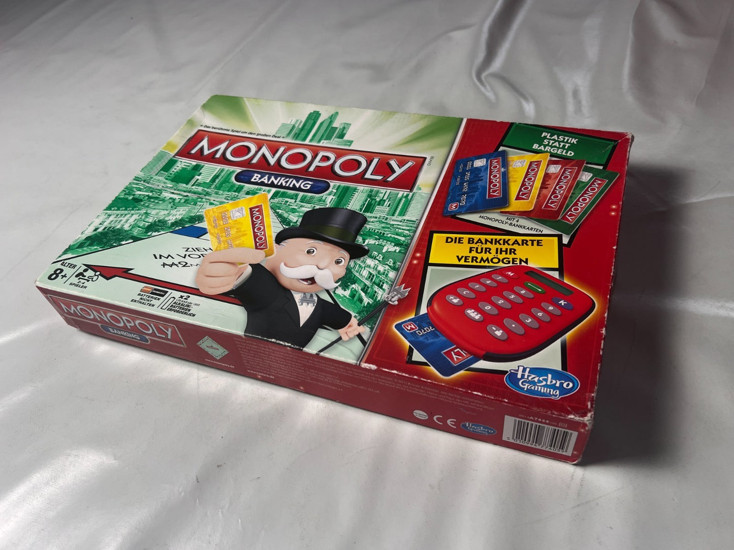 Monopoly Banking Rot  Hasbro Stark bespielt Vollständig - Ansicht 14