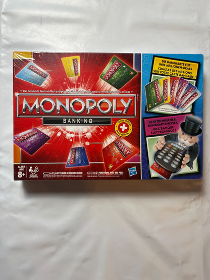 Monopoly Banking Rot Swiss Edition - Hasbro - NEU in Folie - Ansicht 2