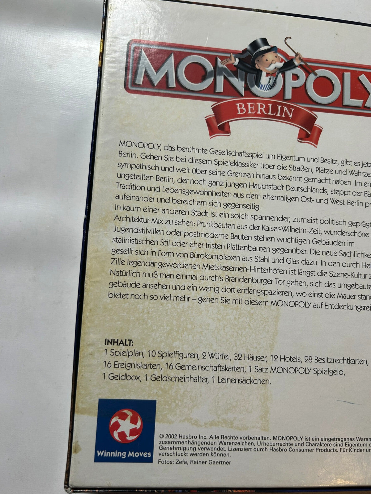 Monopoly - BERLIN Edition - Winning Moves 2002 - Vollständig - Ansicht 10
