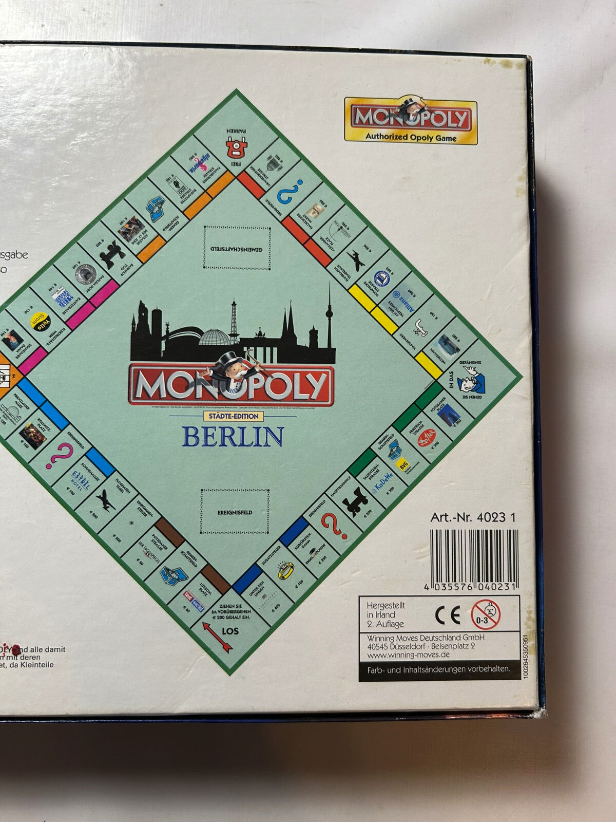 Monopoly - BERLIN Edition - Winning Moves 2002 - Vollständig - Ansicht 11