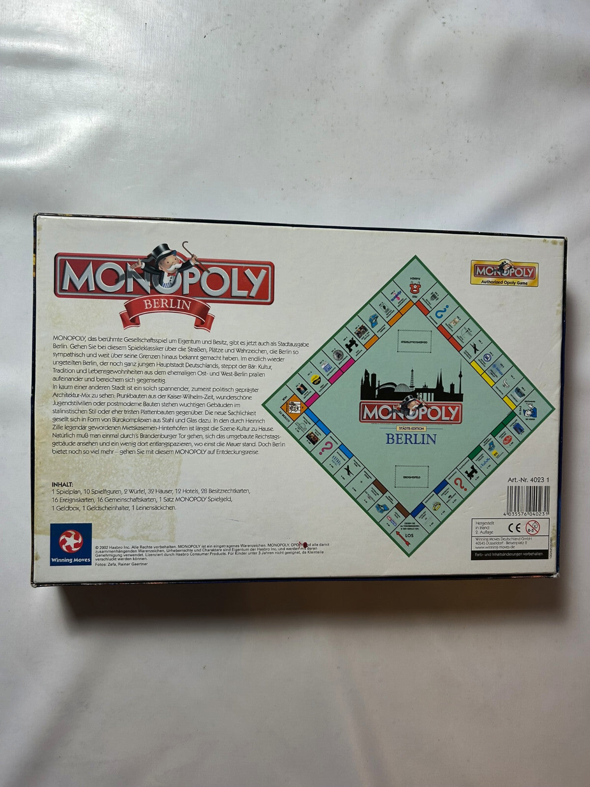 Monopoly - BERLIN Edition - Winning Moves 2002 - Vollständig - Ansicht 9