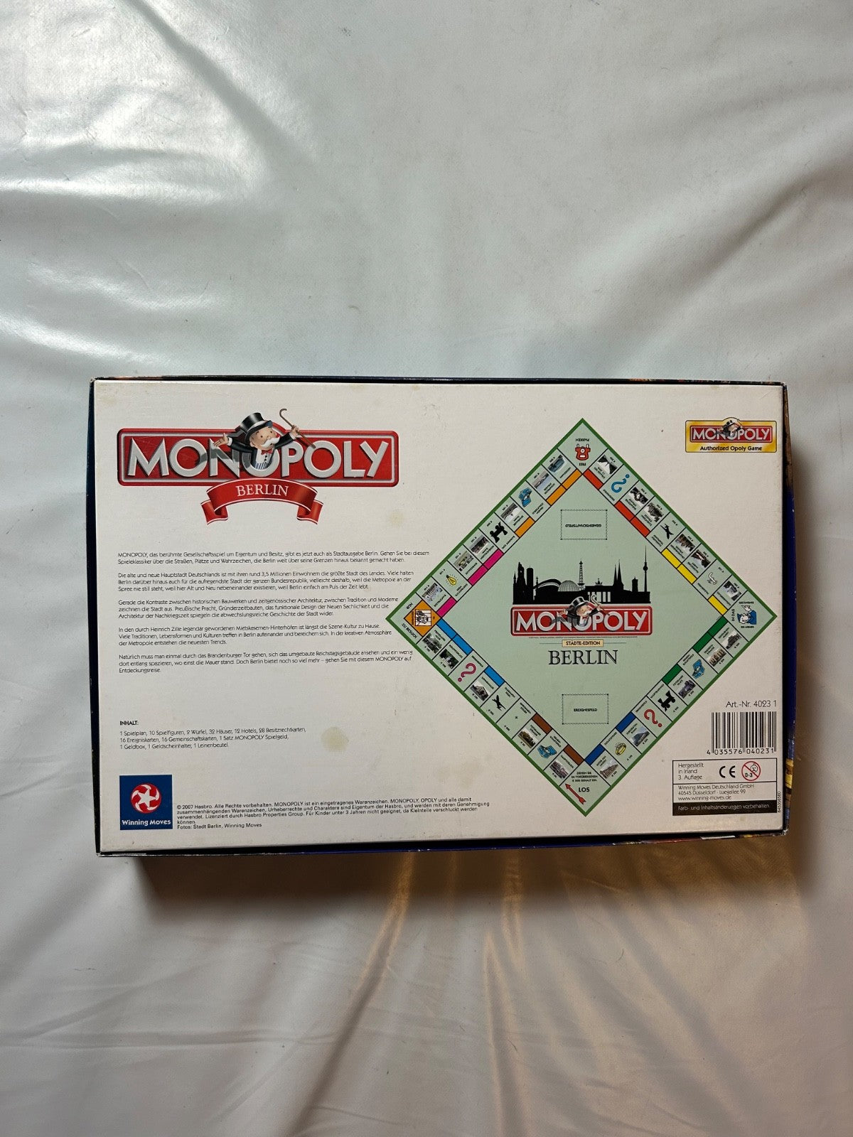 Monopoly  BERLIN Edition  Winning Moves 2007  Vollständig - Ansicht 13