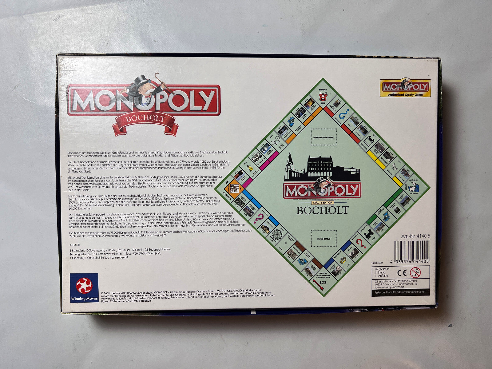 Monopoly Bocholt Edition Winning Moves 2008 1.Auflage - Vollständig - Ansicht 9