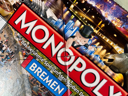 Monopoly Bremen Brettspiel seltene alte Stadtausgabe Hasbro  Vollständig - Ansicht 3