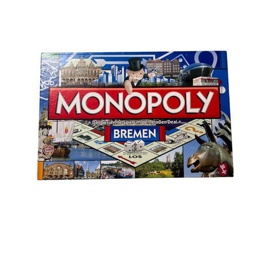 Monopoly Bremen Brettspiel seltene alte Stadtausgabe Hasbro – SKU A11917 – Gesellschaftsspiel gebraucht kaufen bei Brettspielimperium