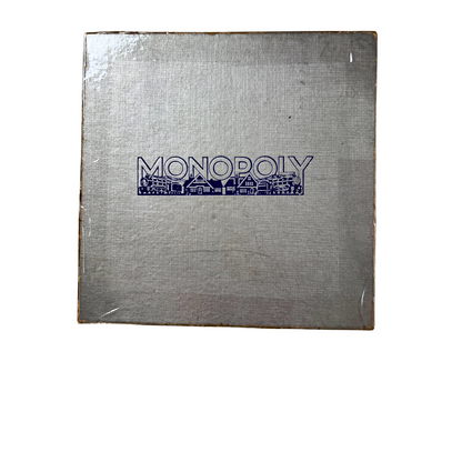 Monopoly Brettspiel Spiele Schmidt silber Vintage alt 60er Holz - Vollständig - Ansicht 1