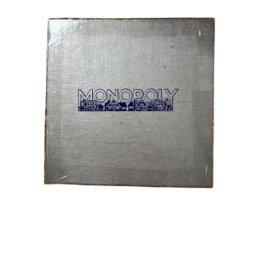 Monopoly Brettspiel Spiele Schmidt silber Vintage alt 60er Holz - Vollständig - Ansicht 1