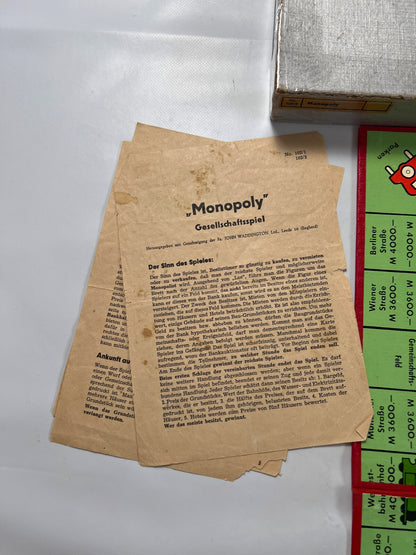 Monopoly Brettspiel Spiele Schmidt silber Vintage alt 60er Holz - Vollständig - Ansicht 3