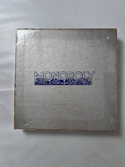 Monopoly Brettspiel Spiele Schmidt silber Vintage alt 60er Holz - Vollständig - Ansicht 8