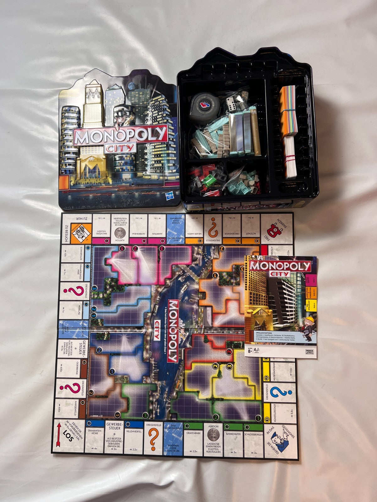 Monopoly City seltene Steelbox Blechbox Hasbro - Vollständig - Ansicht 2