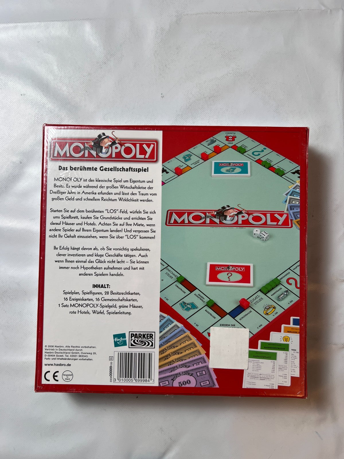 Monopoly Classic Euro € 2006 Brettspiel Parker Hasbro - NEU in Folie - Ansicht 7