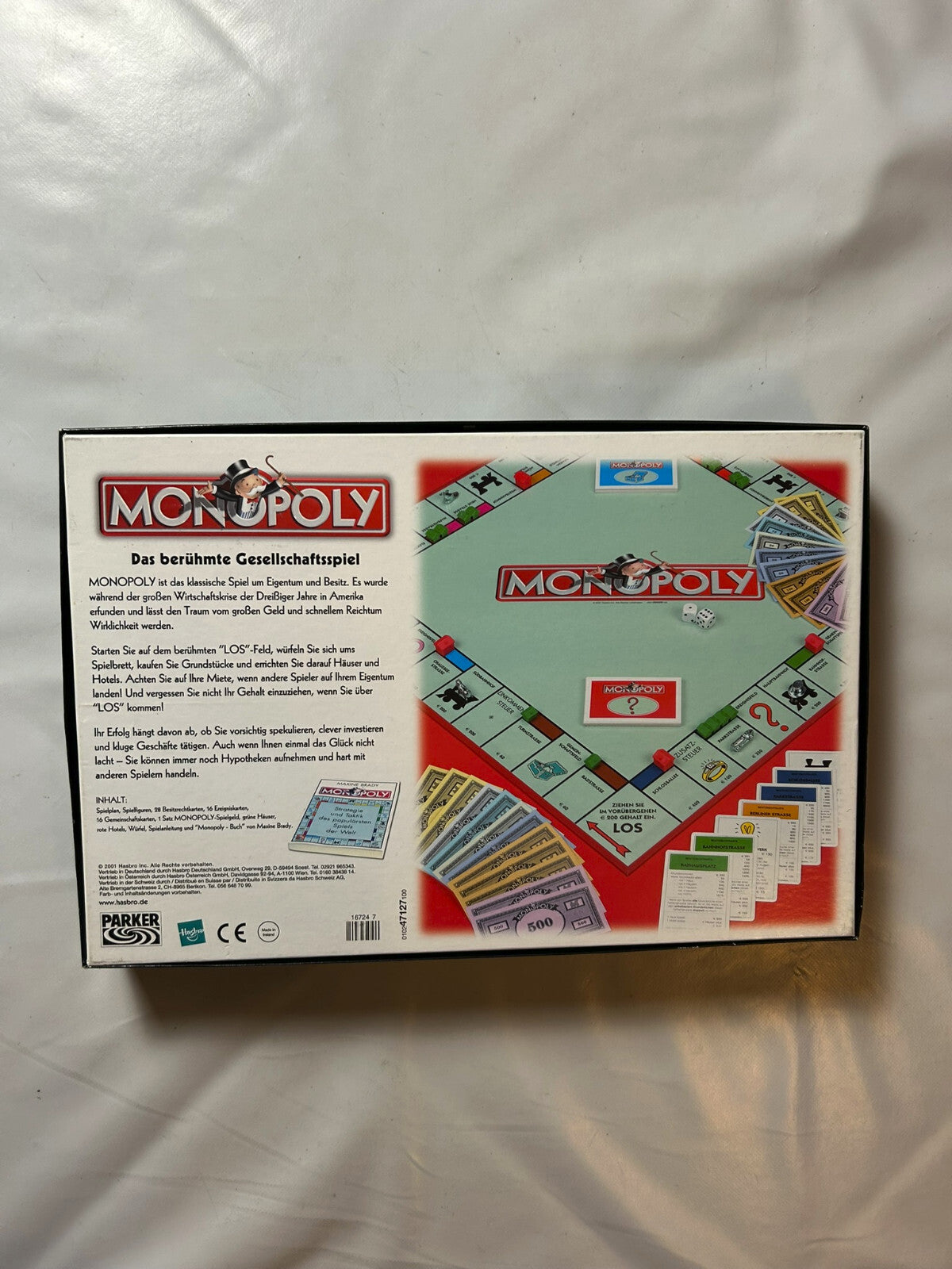 Monopoly Club Sonderausgabe mit Buch Parker 2001 - Unbespielt - Ansicht 10
