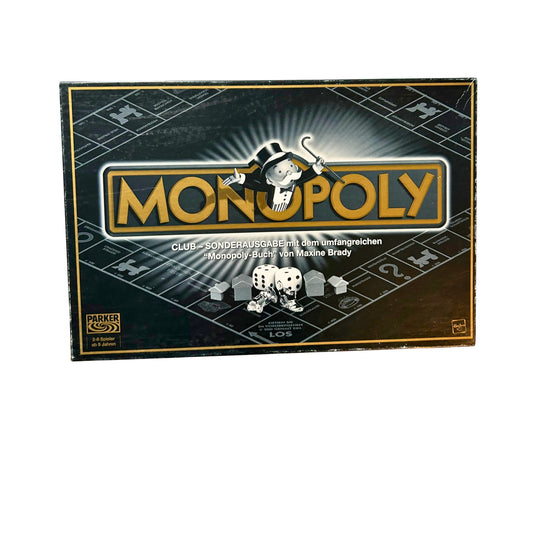 Monopoly Club Sonderausgabe mit Buch Parker 2001 - Unbespielt – SKU A8410 – Rollenspiel-Buch gebraucht kaufen bei Brettspielimperium