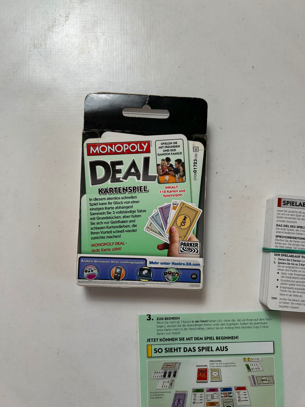 Monopoly Deal Kartenspiel Parker Spiel- Vollständig - Ansicht 7