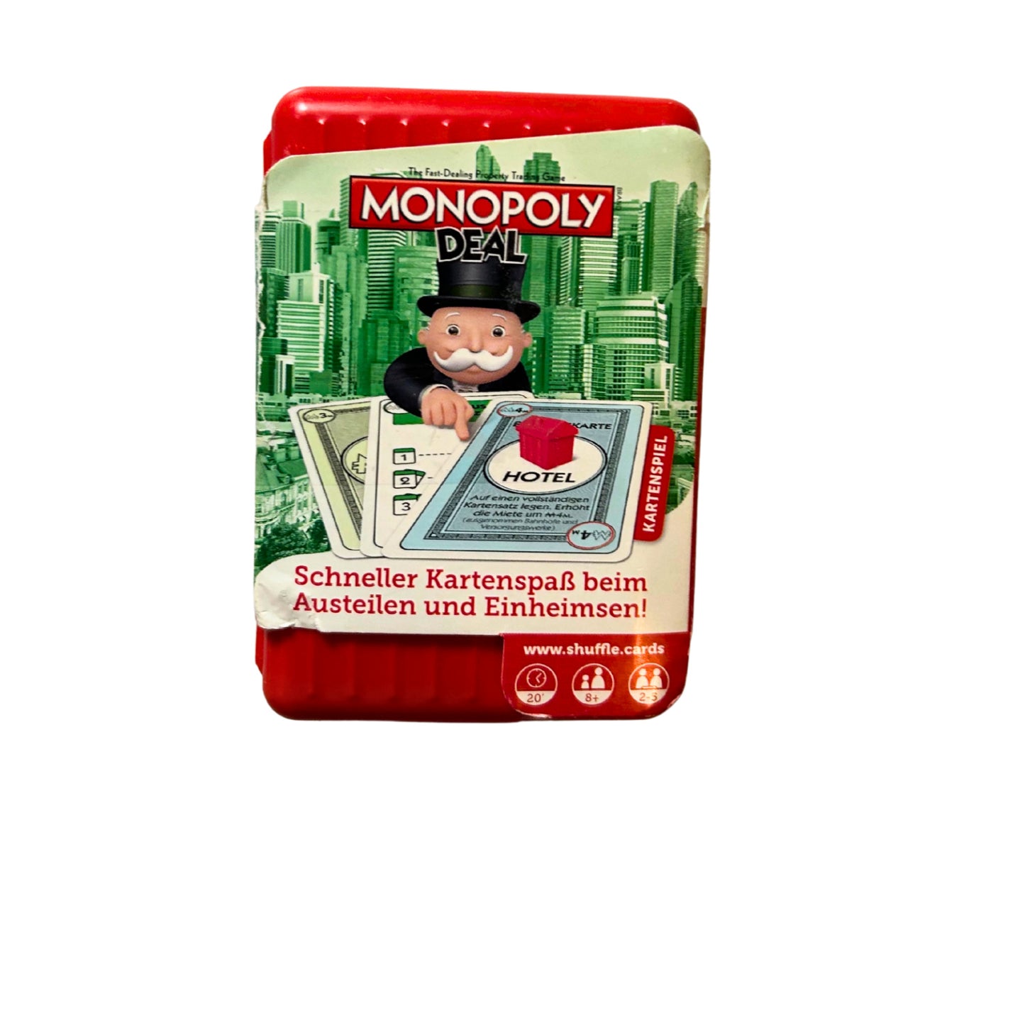 MONOPOLY DEAL SHUFFLE Hasbro 2017 Kartenspiel Spiel – SKU A12526 – Kartenspiel gebraucht kaufen bei Brettspielimperium