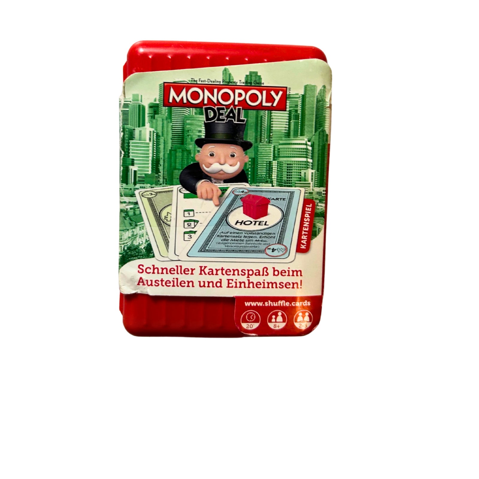 MONOPOLY DEAL SHUFFLE Hasbro 2017 Kartenspiel Spiel – SKU A12526 – Kartenspiel gebraucht kaufen bei Brettspielimperium