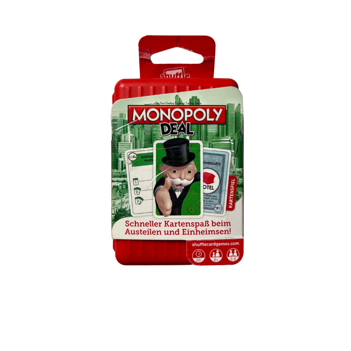 MONOPOLY DEAL SHUFFLE Hasbro 2017 Kartenspiel Spiel – SKU A12721 – Kartenspiel gebraucht kaufen bei Brettspielimperium