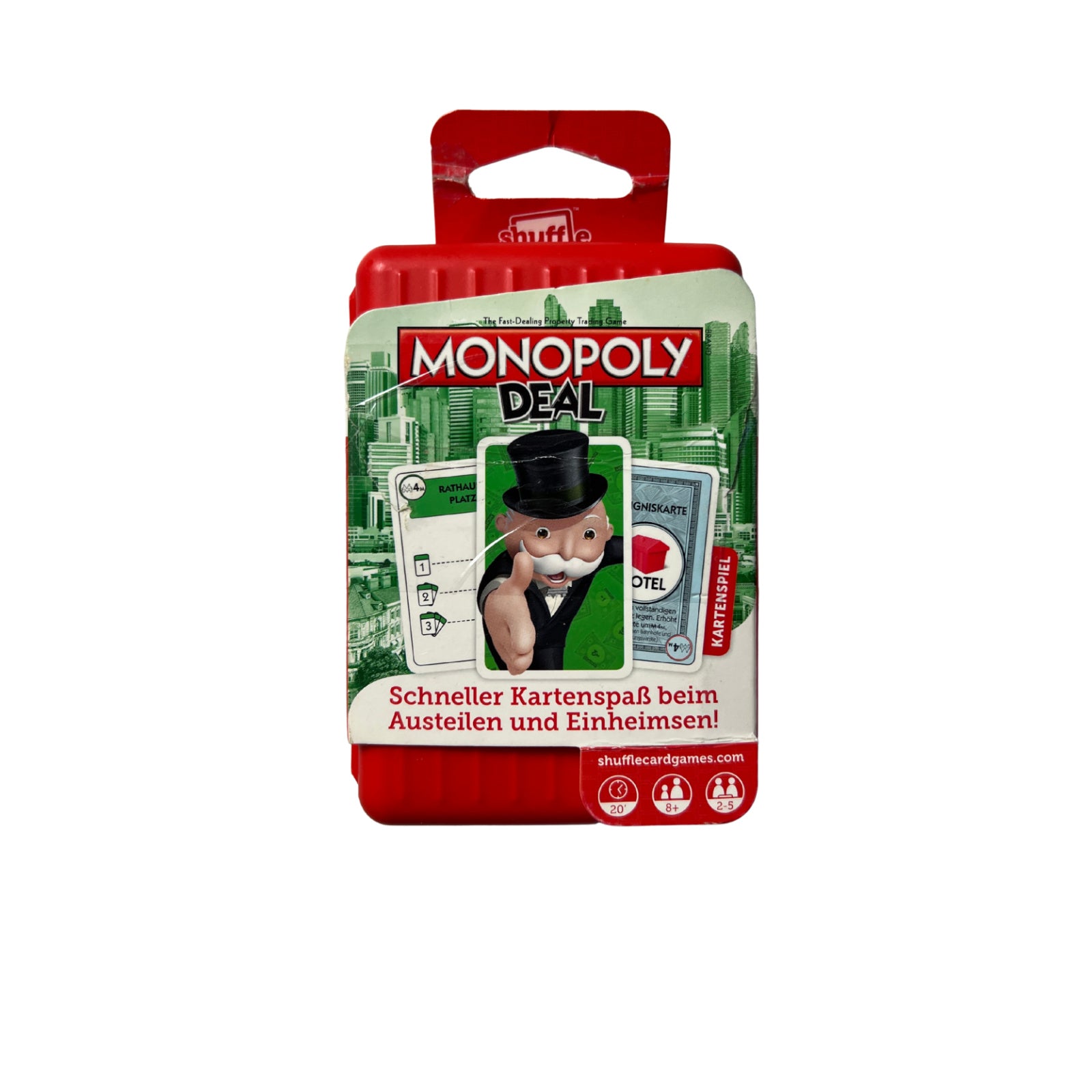 MONOPOLY DEAL SHUFFLE Hasbro 2017 Kartenspiel Spiel – SKU A12721 – Kartenspiel gebraucht kaufen bei Brettspielimperium