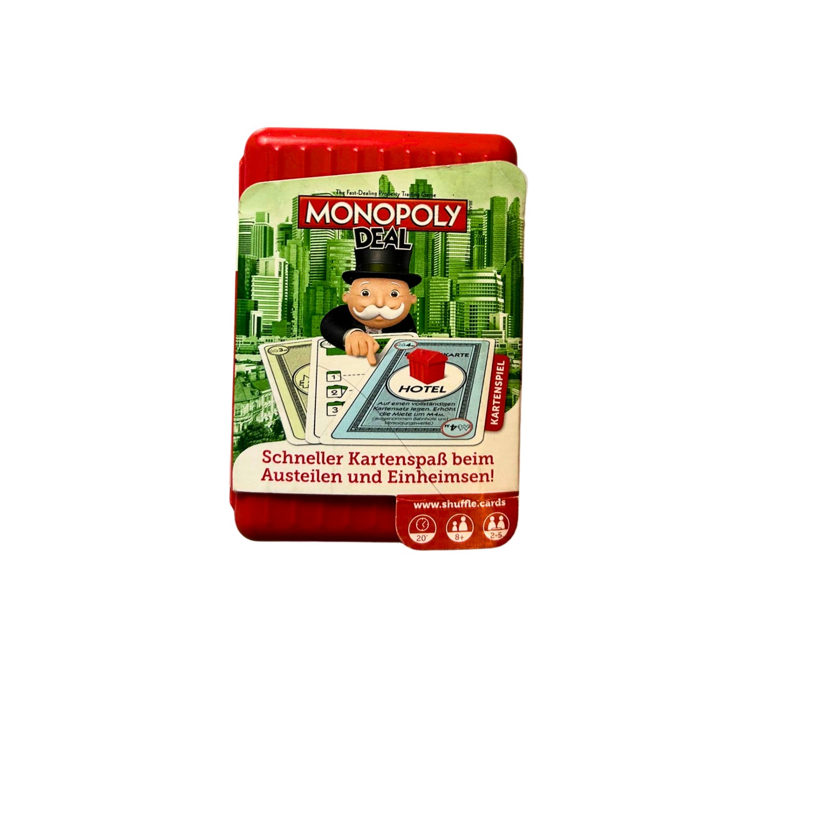 MONOPOLY DEAL SHUFFLE Hasbro 2017 Kartenspiel Spiel – SKU A9559 – Kartenspiel gebraucht kaufen bei Brettspielimperium