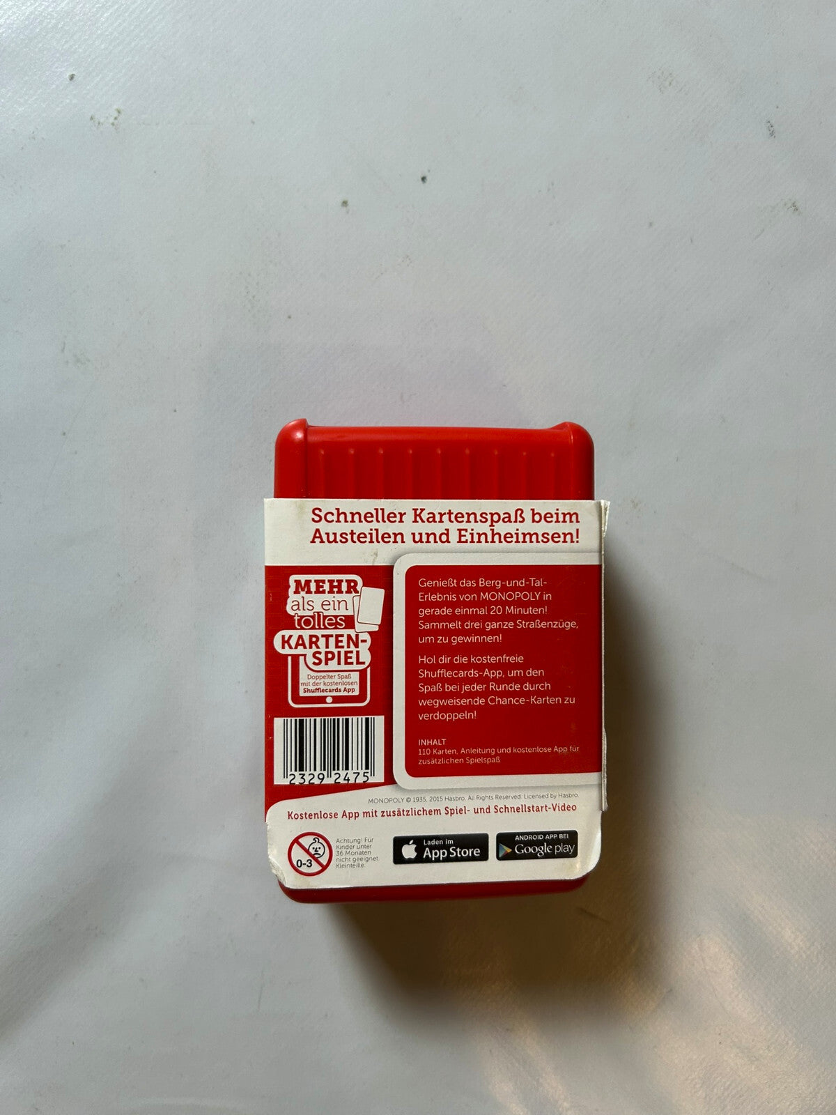 MONOPOLY DEAL SHUFFLE Hasbro 2017 Kartenspiel Spiel - Unbespielt - Ansicht 8