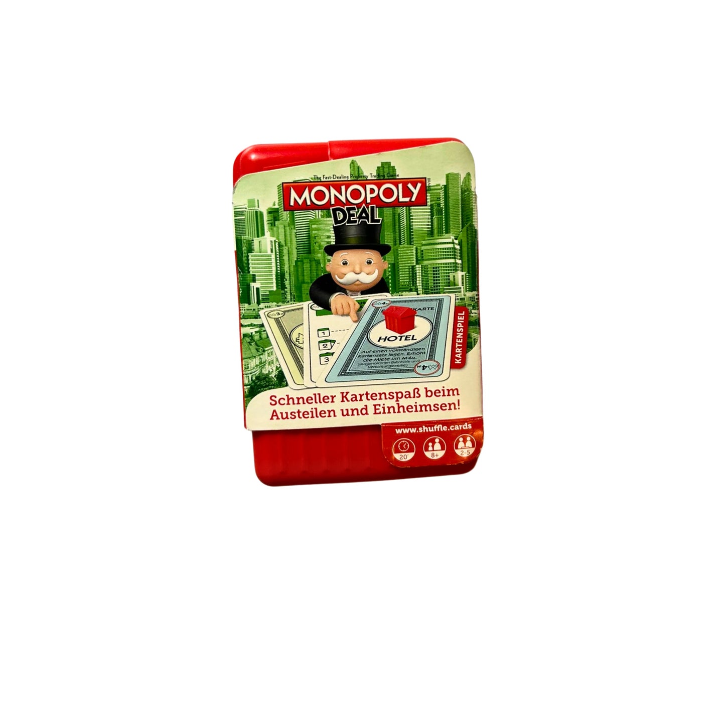 MONOPOLY DEAL SHUFFLE Hasbro 2017 Kartenspiel Spiel - Unbespielt – SKU A10330 – Kartenspiel gebraucht kaufen bei Brettspielimperium