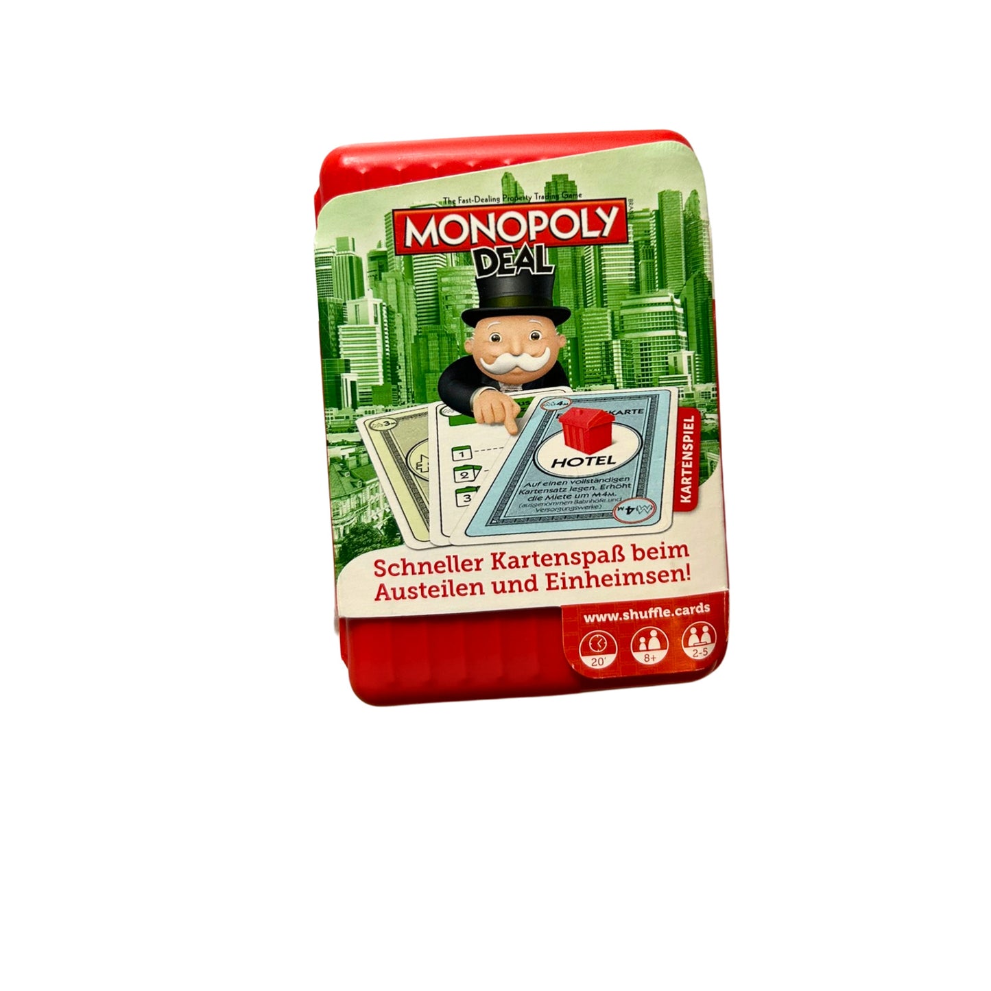 MONOPOLY DEAL SHUFFLE Hasbro 2017 Kartenspiel Spiel - Unbespielt – SKU A8288 – Kartenspiel gebraucht kaufen bei Brettspielimperium