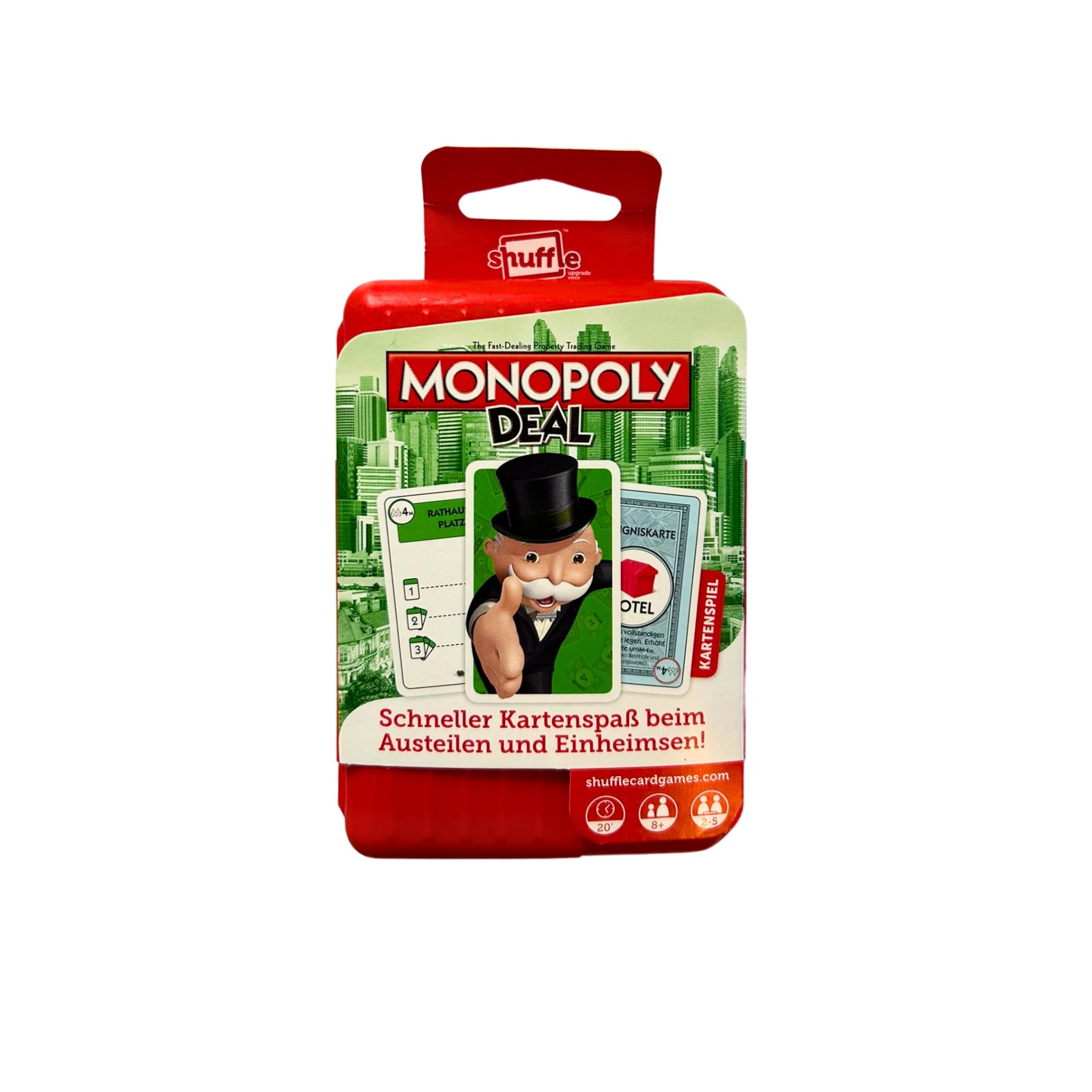 MONOPOLY DEAL SHUFFLE Hasbro 2017 Kartenspiel Spiel - Unbespielt – SKU A8880 – Kartenspiel gebraucht kaufen bei Brettspielimperium