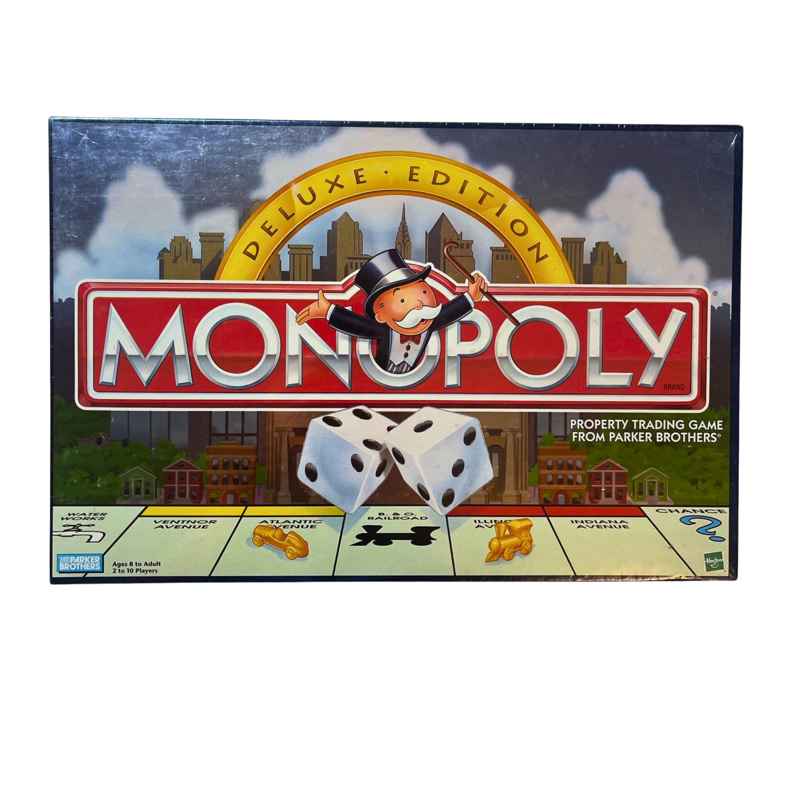 Monopoly Deluxe Edition Brettspiel Spiel Parker 1998 - Englisch - Neu in Folie - Ansicht 1